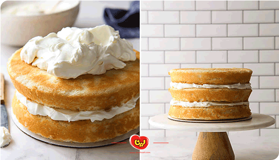 کیک نارگیلی با ویفر