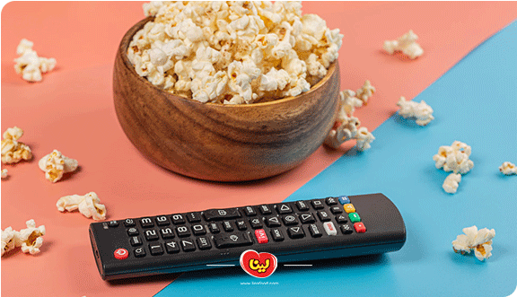 خوراکی هنگام فیلم دیدن