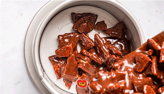 کیک شکلاتی با بیسکوئیت