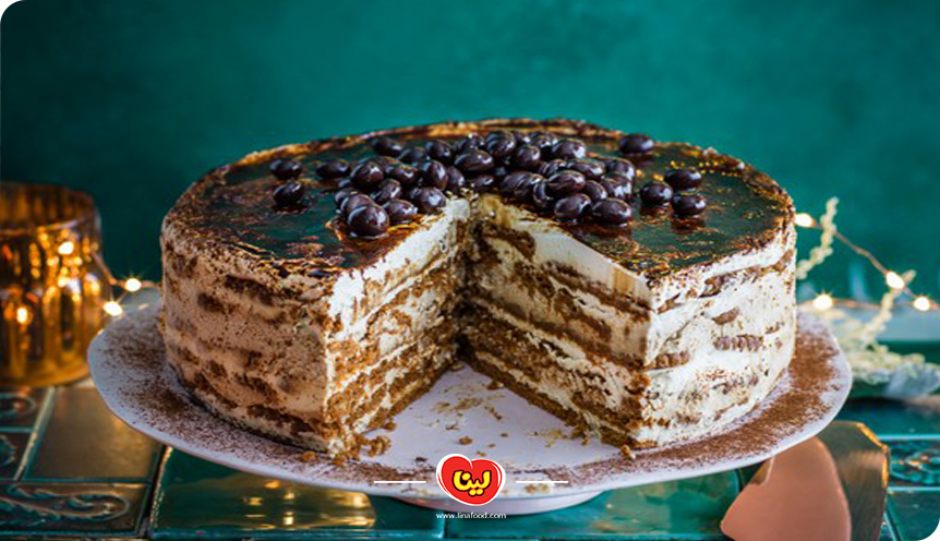 طرز تهیه کیک یخچالی بدون شیر