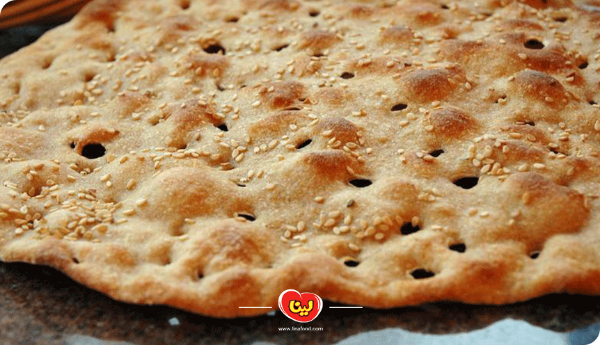 طرز تهیه نان سنگک خانگی در فر