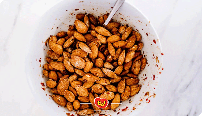 طرز تهیه بادام شور بوداده