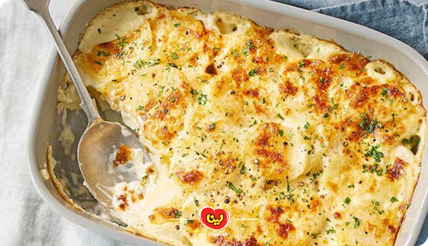 طرز تهیه گراتن سیب‌زمینی
