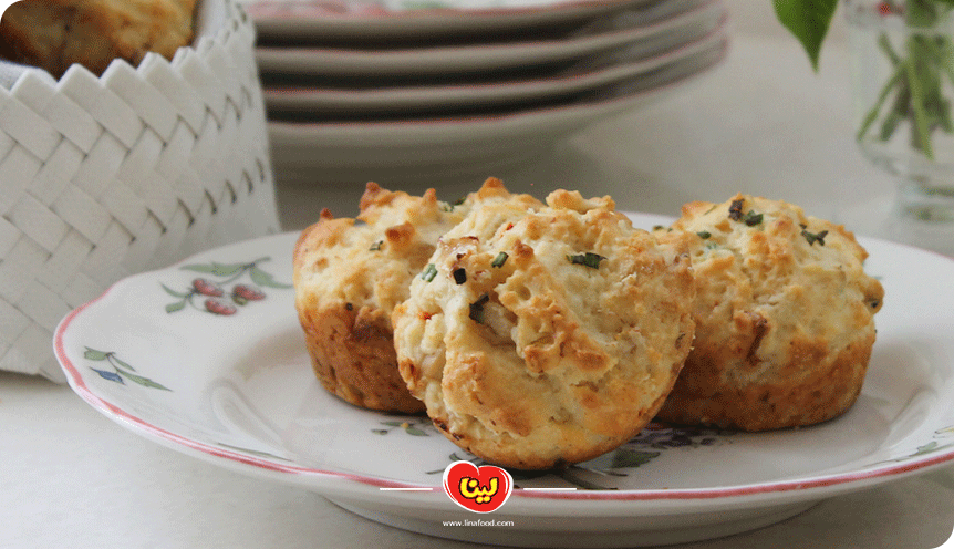 طرز تهیه مافین مرغ و بادمجان