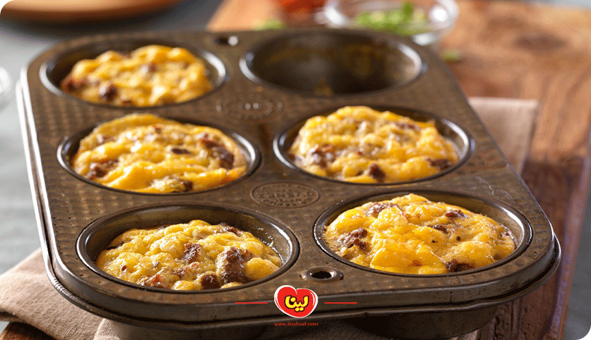 طرز تهیه مافین قارچ و پنیر ساده