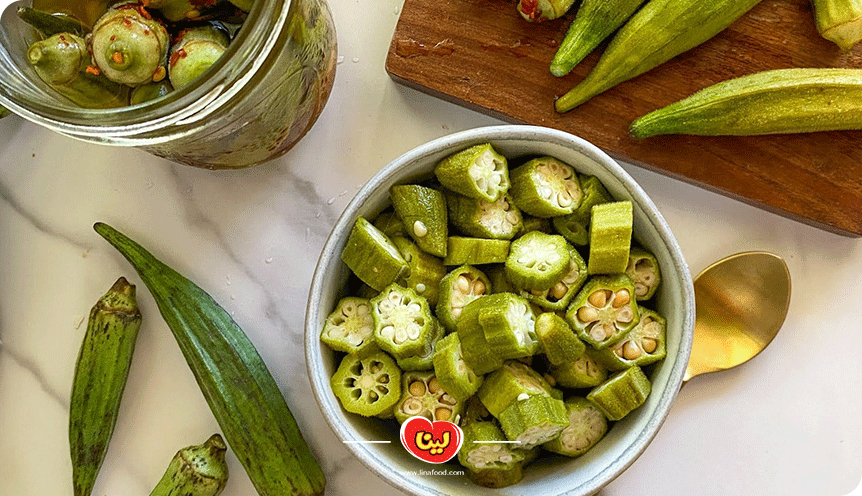طرز تهیه ترشی بامیه