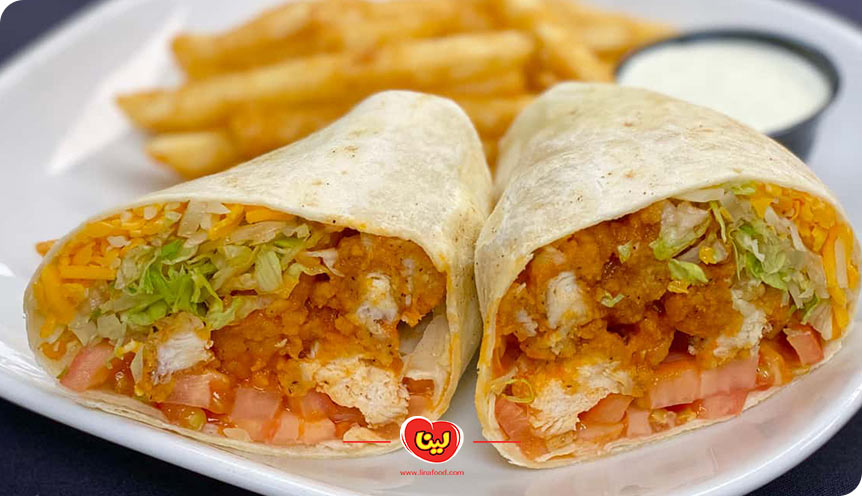 طرز تهیه رپ مرغ فرانسوی