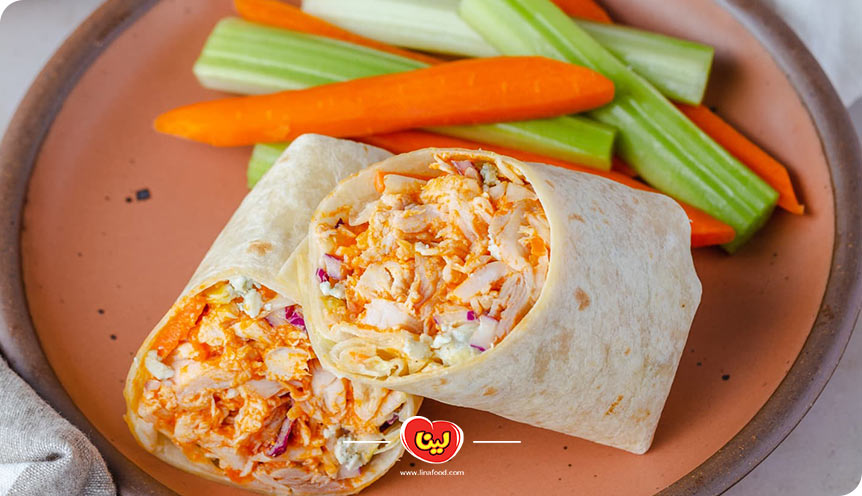 طرز تهیه رپ مرغ فرانسوی