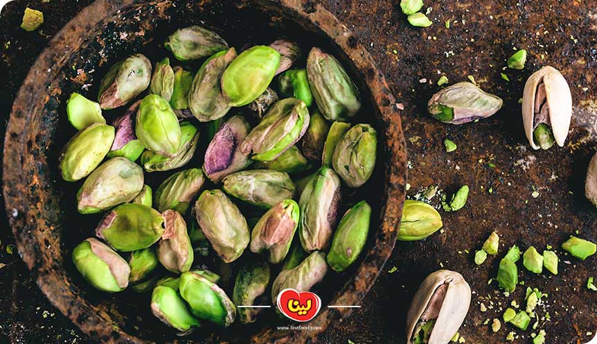 طرز تهیه پسته بوداده با زعفران