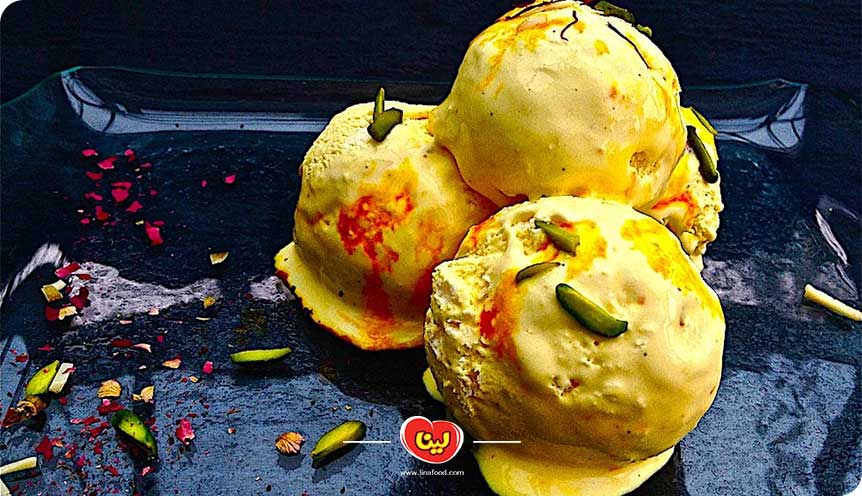 طرز تهیه بستنی سنتی فوری بدون ثعلب