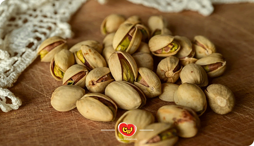 طرز تهیه پسته بوداده با نشاسته