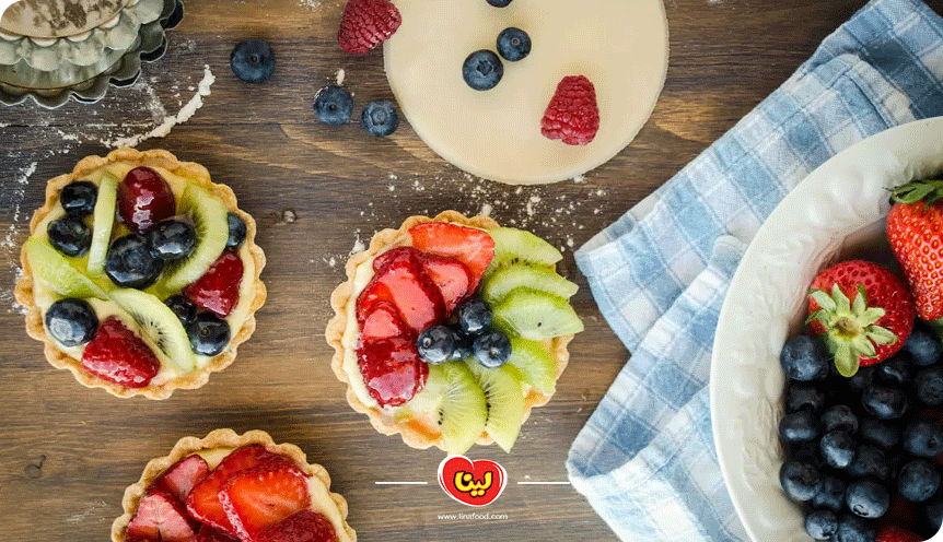 طرز تهیه تارتلت میوه آسان