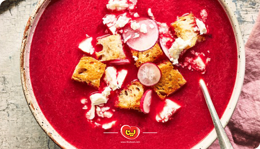 طرز تهیه سوپ چغندر قرمز (لبو)