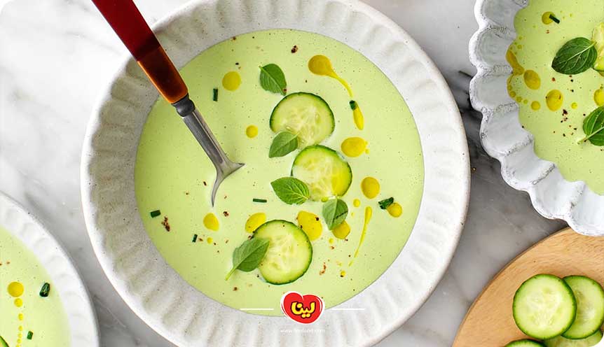 طرز تهیه سوپ خیار
