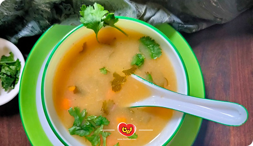 طرز تهیه سوپ لیمو و گشنیز با مرغ