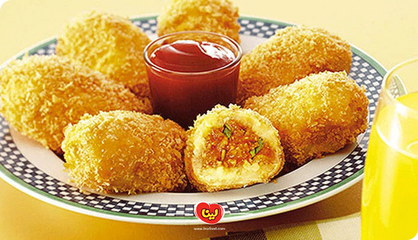 طرز تهیه کراکت مرغ و سیب‌زمینی