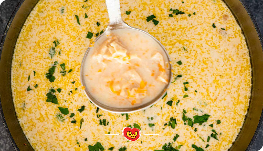 طرز تهیه آش سیرابی