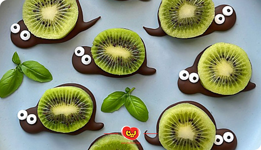طرز تهیه آب نبات کیوی