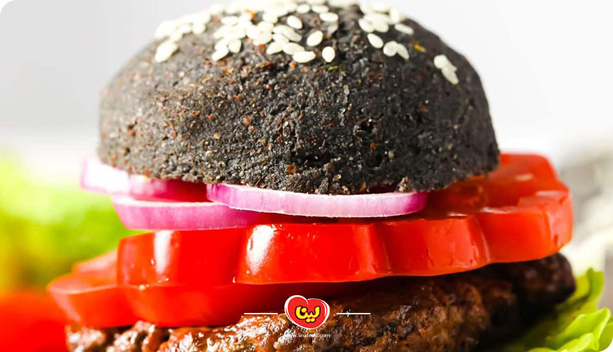طرز تهیه همبرگر زغالی